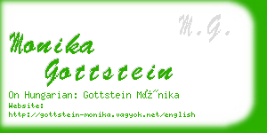 monika gottstein business card